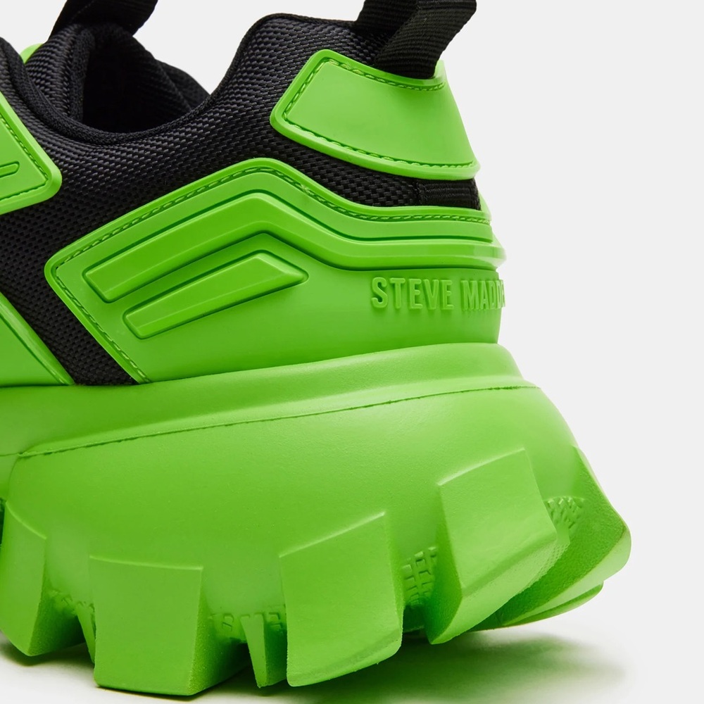 Steve Madden Ponce Neon Green Sneakers - Picture 4 of 4